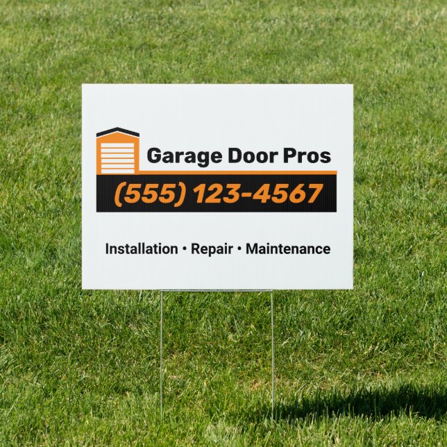 Commercial Garage Door  Installer and Repair Sign (Insitu)