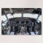 Commercial Jet Aircraft Cockpit Interior Jigsaw Puzzle at Zazzle