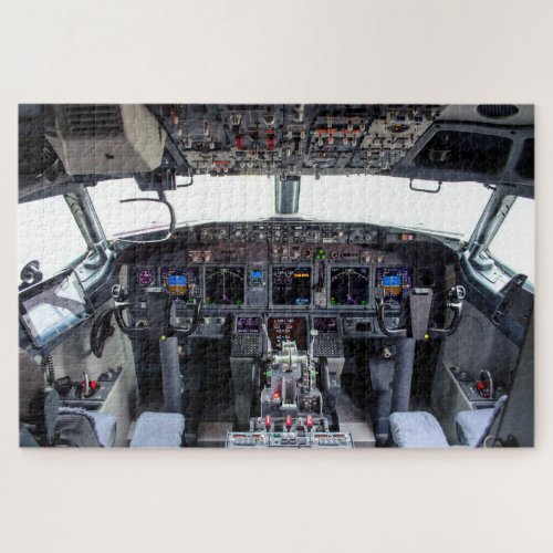 Commercial Jet Cockpit  Jigsaw Puzzle
