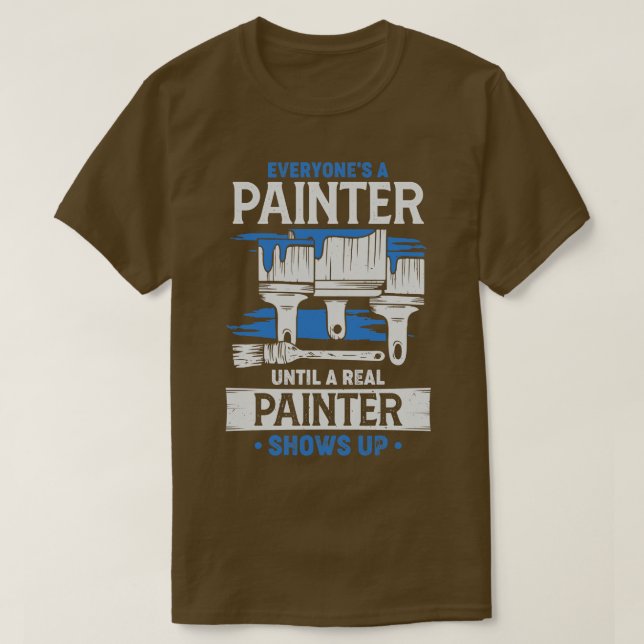 Commercial Painter Job Profession Gift T-Shirt (Design Front)