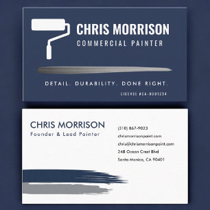 Commercial Painter Professional Business Card