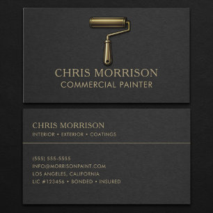Commercial Painter Professional  Business Card