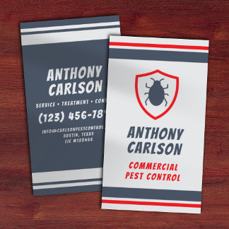 Commercial Pest Control Property Business Card