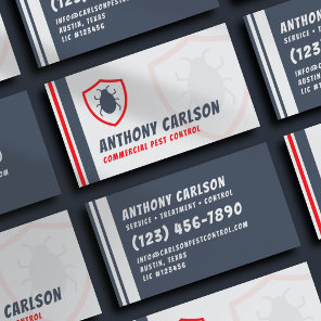 Commercial Pest Control Rodent Business Card