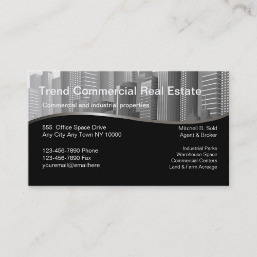 Commercial Real Estate Business Cards