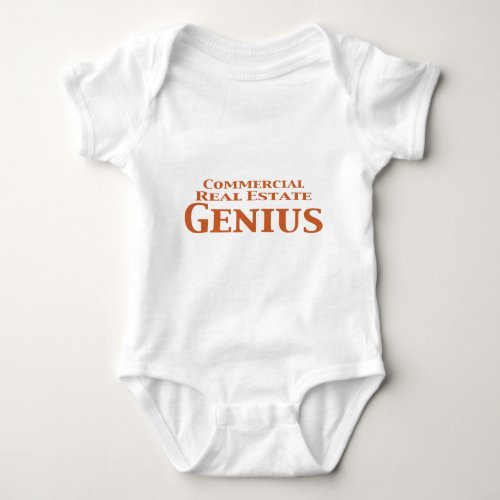 Commercial Real Estate Genius Gifts Baby Bodysuit