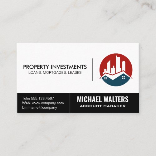 Commercial Real Estate Logo Business Card