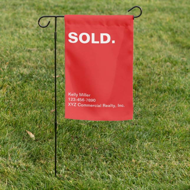 Commercial Realty Marketing SOLD Sign Customized  (In SItu)