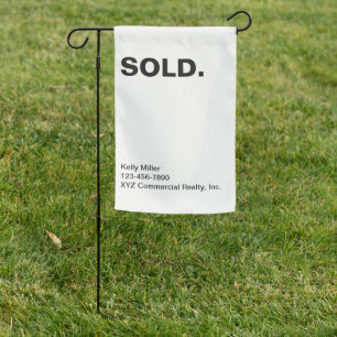 Commercial Realty Marketing SOLD Sign Personalized