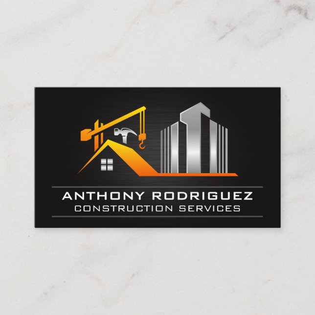 Commercial Residential | Construction Business Card (Front)