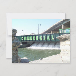 Commercial Slip Falls Postcard