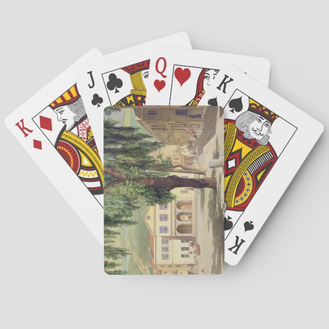 Commercial Square, the Commercial Library and the Poker Cards (Back)