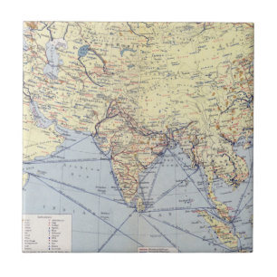 Commercial Trade Routes South Asia Ceramic Tile