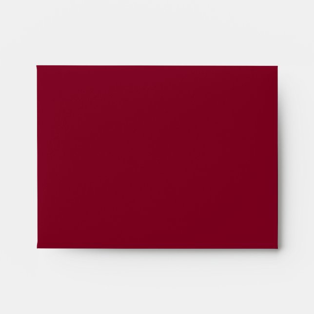 Commercial Traditional Burgundy Envelope (Front)