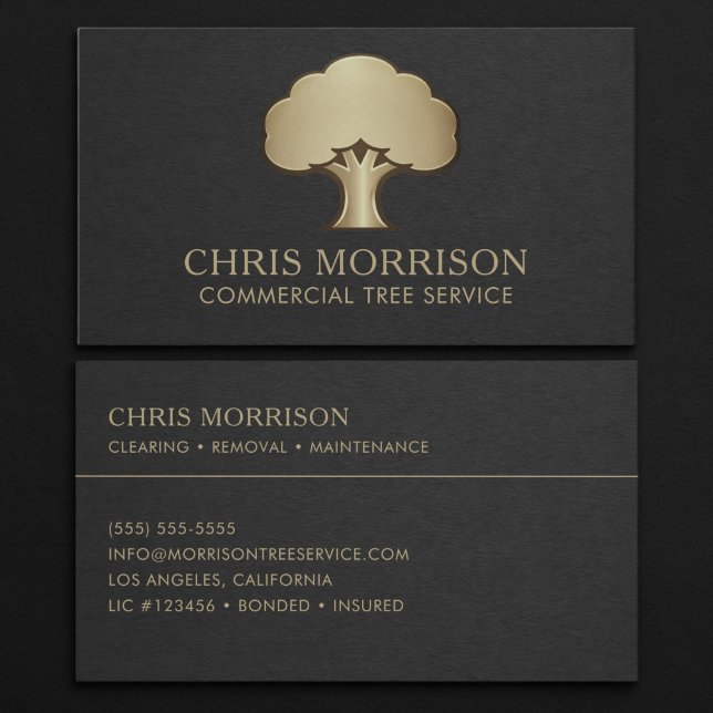 Commercial Tree Services Business Card (Creator Uploaded)