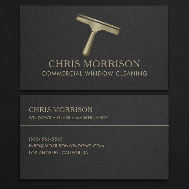 Commercial Window Cleaning Business Card (Creator Uploaded)