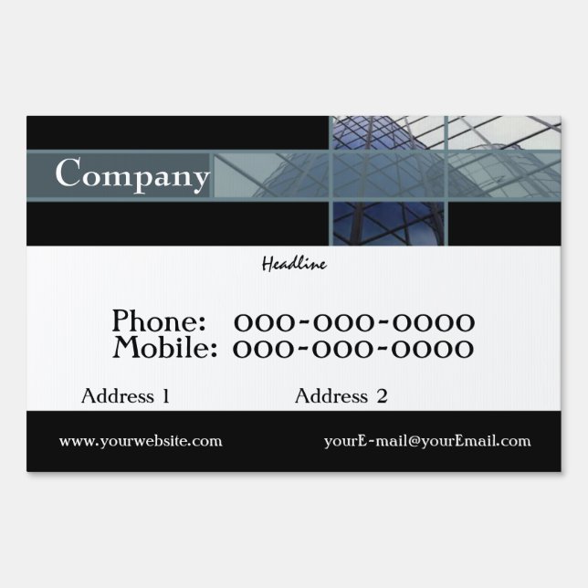 Commercial Yard Sign (Front)
