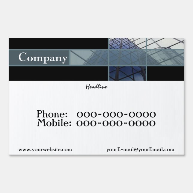 Commercial Yard Sign (Front)