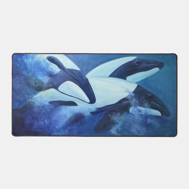 Commersons Dolphins Desk Mat (Front)