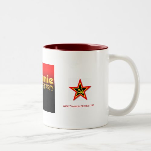 commie bastard commie star commie star www7 Two_Tone coffee mug