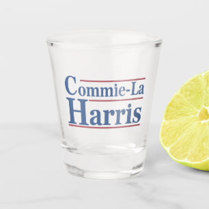 Commie-La Harris 2024 Funny Anti Kamala Harris Shot Glass