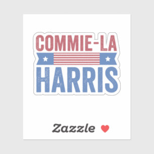 Commie-La Harris 2024 Funny Anti Kamala Harris Sticker