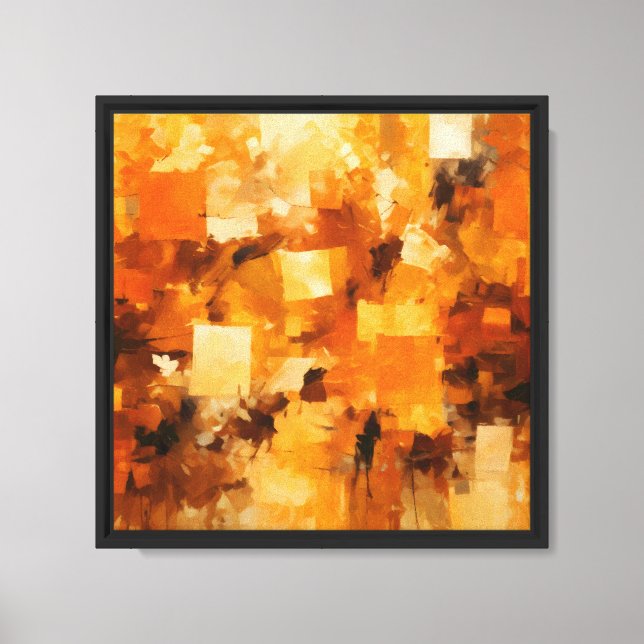 Commingled Squares Canvas Print (Front)