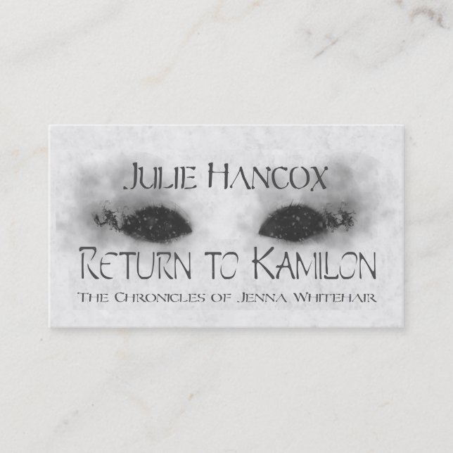Commissioned Authors Business Card (Front)