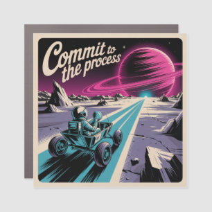Commit To The Process Car Magnet