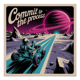 Commit To The Process Poster