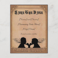 Commitment Ceremony Custom Save-the-Date Cards