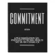 COMMITMENT Definition Quote Faux Canvas Print | Zazzle