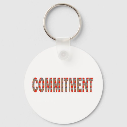 COMMITMENT Promise Oath Responsibility LOWPRICE GI Keychain