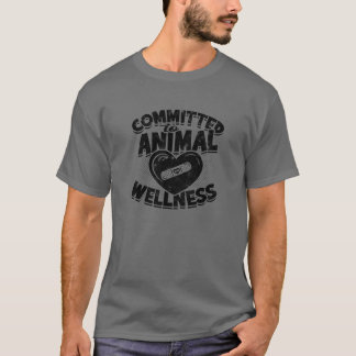 Committed to animal wellness Veterinarian T-Shirt