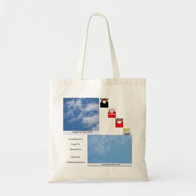 Committed To Devoted To Tote Bag (Front)