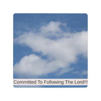Committed To Following The Lord Metal Print