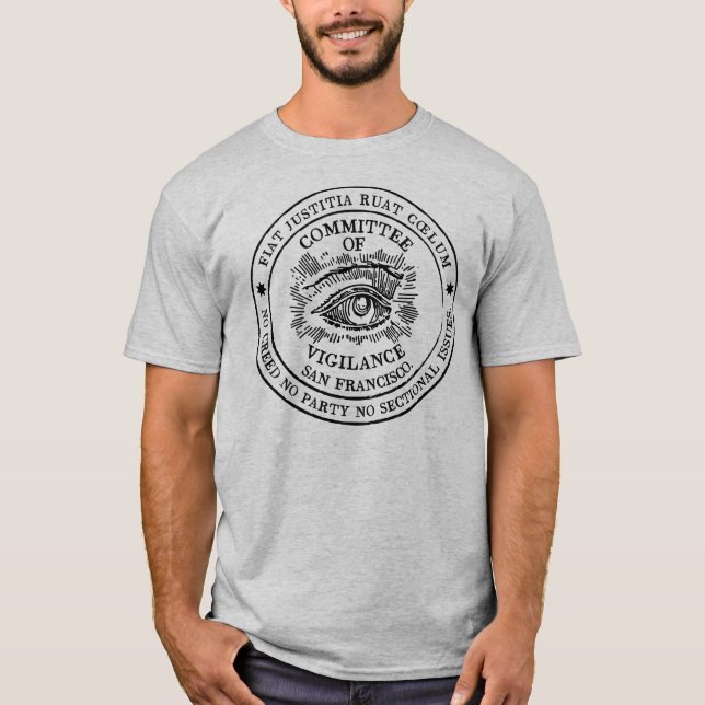 Committee of Vigilance Dark T-Shirt (Front)