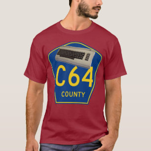 Commodore 64 C64 County T-Shirt