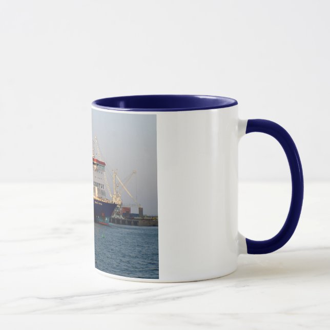 Commodore Clipper in St Peter Port, Guernsey Mug (Right)