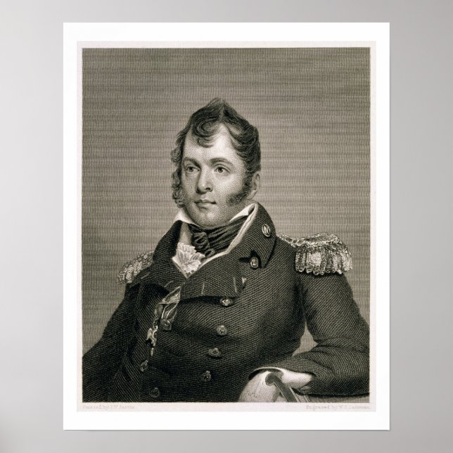Commodore Oliver Hazard Perry (1785-1819), engrave Poster (Front)