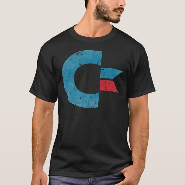Commodore Retro Logo Classic T-Shirt (Front)