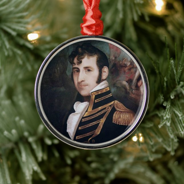 Commodore Stephen Decatur Metal Ornament (Tree)