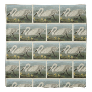 Common American Swan - Audubon's Birds of America Duvet Cover
