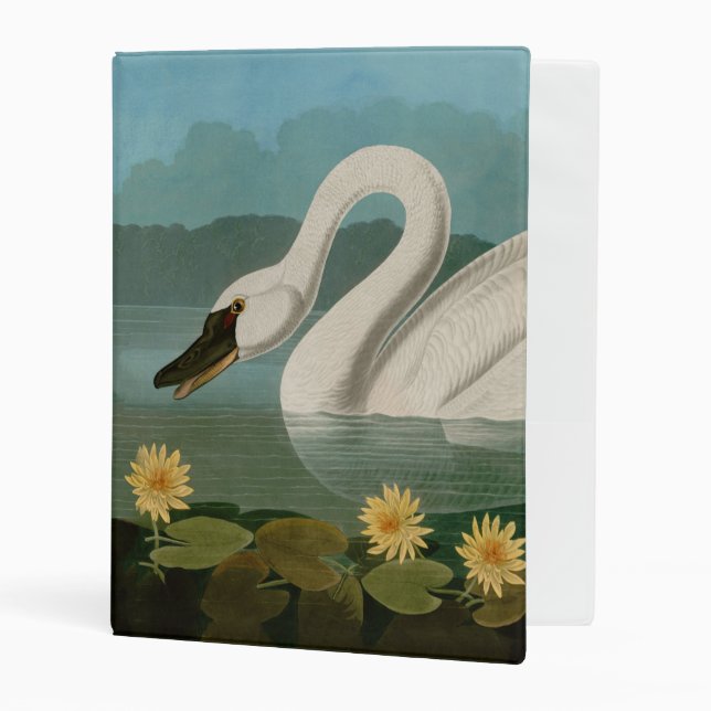 Common American Swan Birds of America Audubon Mini Binder (Front/Inside)