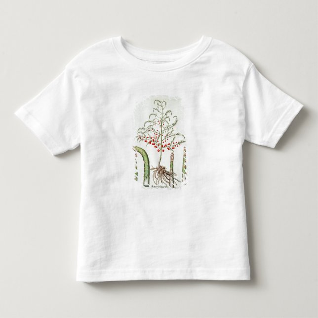 Common asparagus in flower and fruit, from the 'Ho Toddler T-shirt (Front)