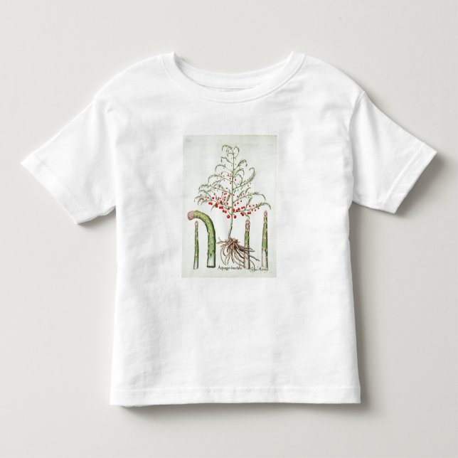 Common asparagus in flower and fruit, from the 'Ho Toddler T-shirt (Front)