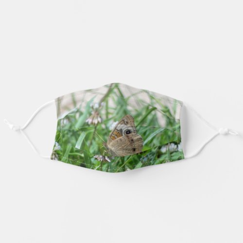 Common Buckeye Butterfly Adult Cloth Face Mask