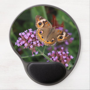 Common Buckeye Butterfly on Verbena Mousepad