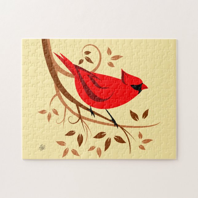 Common Cardinal Bird Puzzles (Horizontal)