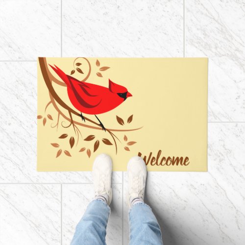 Common Cardinal Doormat